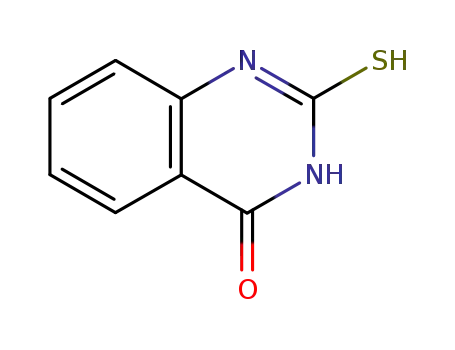 Molecular Structure of 13906-09-7 (2-MERCAPTO-4(3H)-QUINAZOLINONE)