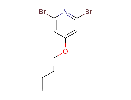 Molecular Structure of 173314-96-0 (Pyridine, 2,6-dibromo-4-butoxy-)