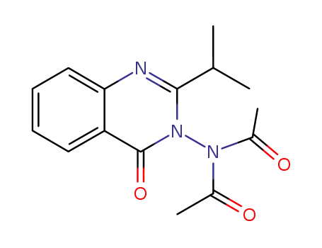 Molecular Structure of 178244-37-6 (N-ACETYL-N-(2-ISOPROPYL-4-OXO-3(4H)-QUI&)
