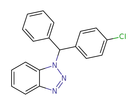 1-[(4-chlorophenyl)(phenyl)methyl]-1H-1,2,3-benzotriazole