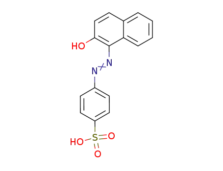 Molecular Structure of 573-89-7 (4-[(2-hydroxy-1-naphthyl)azo]benzenesulphonic acid)