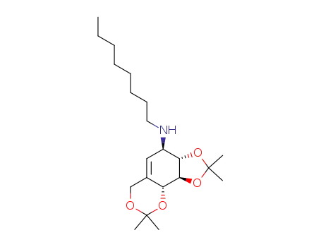 N-octyl-2,3:4,6-di-O-isopropylidene-5a-carba-β-D-xylo-hex-5(5a)-enopyranosylamine