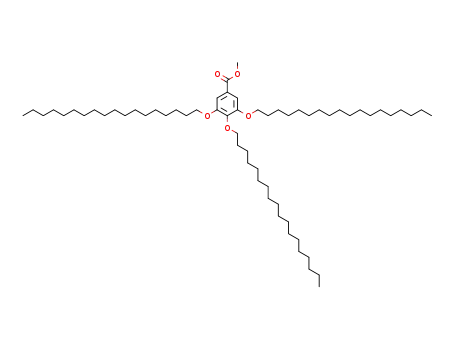 Molecular Structure of 188685-33-8 (Benzoic acid, 3,4,5-tris(octadecyloxy)-, methyl ester)