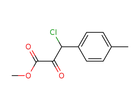 Molecular Structure of 191152-70-2 (Methyl 3-chloro-2-oxo-3-(p-tolyl)propanoate)