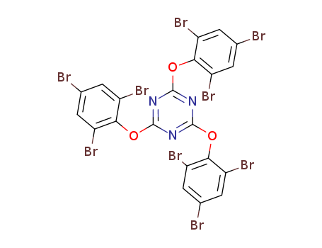 2,4,6-Tris-(2,4,6-tribromophenoxy)-1,3,5-triazine(25713-60-4)
