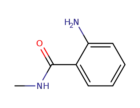 Molecular Structure of 4141-08-6 (2-AMINO-N-METHYLBENZAMIDE)
