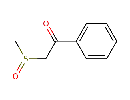 Molecular Structure of 2813-22-1 (2-(Methylsulfinyl)acetophenone)