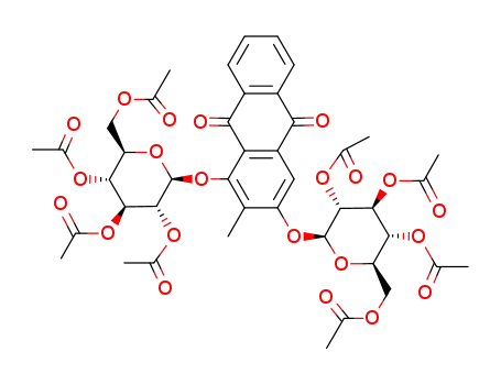 2-methyl-1,3-bis-(tetra-O-acetyl-β-D-glucopyranosyloxy)-anthraquinone