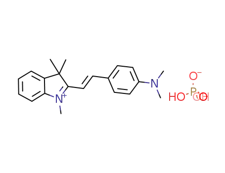2-[(E)-2-(4-Dimethylamino-phenyl)-vinyl]-1,3,3-trimethyl-3H-indolium; dihydrogen phosphate