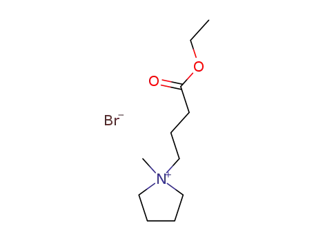 1-(3-Ethoxycarbonyl-propyl)-1-methyl-pyrrolidinium; bromide