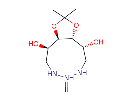 (3aR,4R,10R,10aR)-2,2-Dimethyl-7-methylene-octahydro-1,3-dioxa-6,7λ5,8-triaza-cyclopentacyclononene-4,10-diol