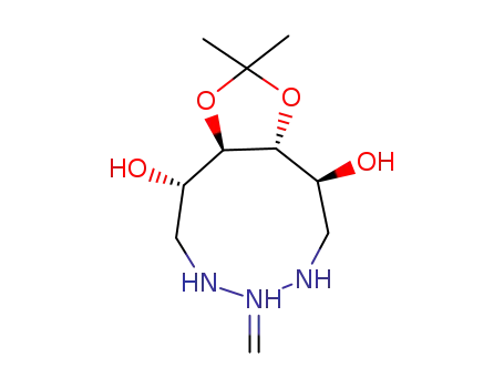 (3aR,4S,10S,10aR)-2,2-Dimethyl-7-methylene-octahydro-1,3-dioxa-6,7λ5,8-triaza-cyclopentacyclononene-4,10-diol