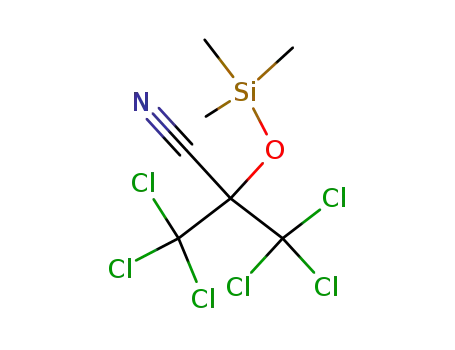 3,3,3-Trichloro-2-trichloromethyl-2-trimethylsilanyloxy-propionitrile