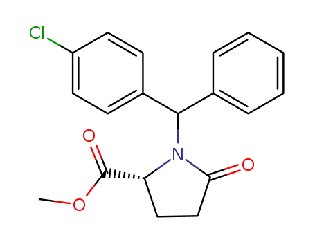 (R)-1-[(4-Chloro-phenyl)-phenyl-methyl]-5-oxo-pyrrolidine-2-carboxylic acid methyl ester