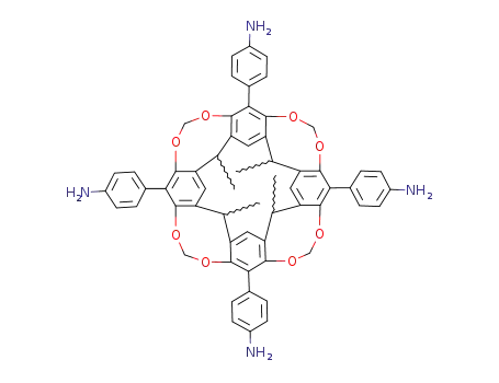 7,11,15,28-tetrakis(4-aminophenyl)-1,21,23,25-tetraundecyl 2,20:3,19-dimetheno-1H,21H,23H,25H-bis[1,3]dioxocino[5,4-i:5',4'-i']benzo[1,2-d:5,4-d']bis[1,3]benzodioxin