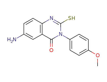 6-Amino-2-mercapto-3-(4-methoxy-phenyl)-3H-quinazolin-4-one