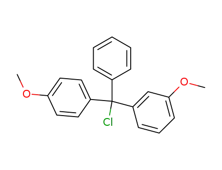 1-(chloro(4-methoxyphenyl)(phenyl)methyl)-3-methoxybenzene