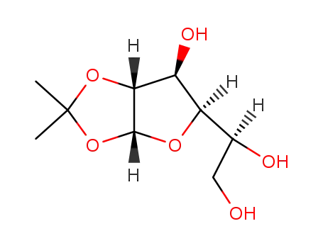 Molecular Structure of 29747-91-9 (1,2-O-ISOPROPYLIDENE-BETA-L-IDOFURANOSE)