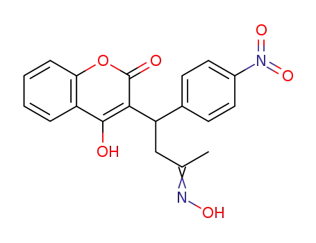 4-Hydroxy-3-[3-[(E)-hydroxyimino]-1-(4-nitro-phenyl)-butyl]-chromen-2-one