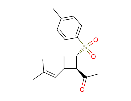 1-[(1R,4S)-2-(2-Methyl-propenyl)-4-(toluene-4-sulfonyl)-cyclobutyl]-ethanone