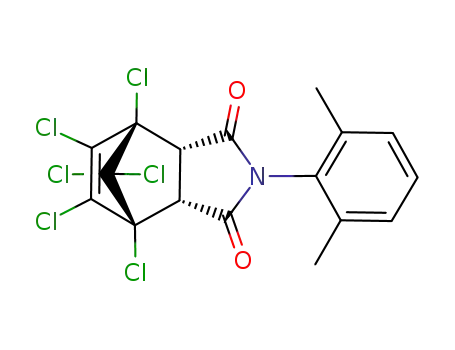 (1R,2S,6R,7S)-1,7,8,9,10,10-Hexachloro-4-(2,6-dimethyl-phenyl)-4-aza-tricyclo[5.2.1.02,6]dec-8-ene-3,5-dione