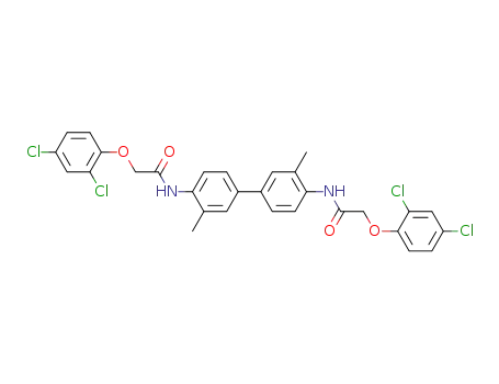2-(2,4-dichloro-phenoxy)-N-{4'-[2-(2,4-dichloro-phenoxy)-acetylamino]-3,3'-dimethyl-biphenyl-4-yl}-acetamide