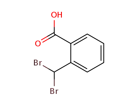 Molecular Structure of 62551-42-2 (2-(dibromomethyl)benzoic acid)