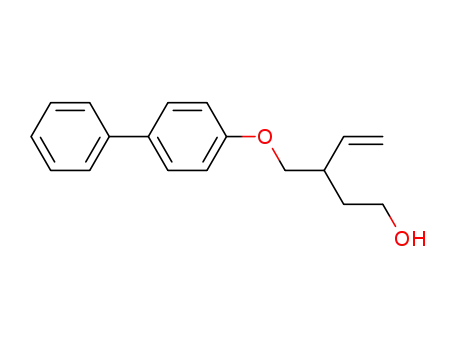 3-(biphenyl-4-yloxymethyl)-pent-4-en-1-ol