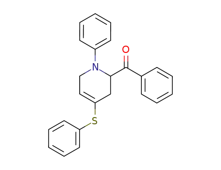 2-benzoyl-1-phenyl-4-(phenylthio)-1,2,3,6-tetrahydropyridine