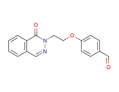 Molecular Structure of 214282-14-1 (Benzaldehyde, 4-[2-(1-oxo-2(1H)-phthalazinyl)ethoxy]-)