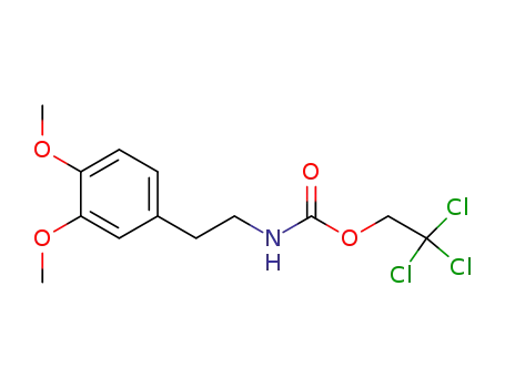 [2-(3,4-dimethoxy-phenyl)-ethyl]-carbamic acid 2,2,2-trichloro-ethyl ester