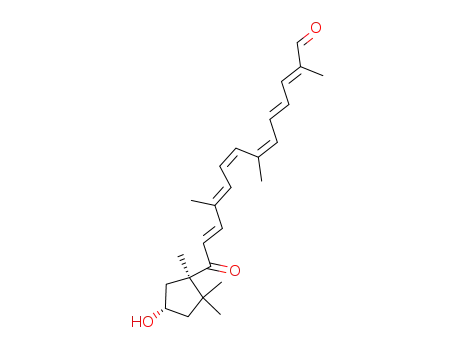 (2E,4E,6Z,8Z,10E,12E)-14-((1R,4S)-4-Hydroxy-1,2,2-trimethyl-cyclopentyl)-2,7,11-trimethyl-14-oxo-tetradeca-2,4,6,8,10,12-hexaenal