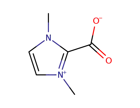 Molecular Structure of 536755-29-0 (1,3-Bis(methyl)imidazolium-2-carboxylate)