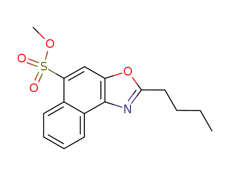 2-butyl-naphtho[1,2-d]oxazole-5-sulfonic acid methyl ester