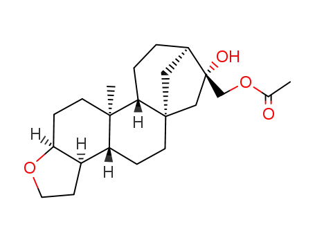(3aR)-7t-Acetoxymethyl-10b-methyl-(3ar,3bt,10at,10bc,12ac)-hexadecahydro-5ac,8c-methano-cyclohepta[5,6]naphtho[2,1-b]furan-7c-ol