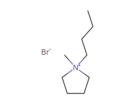 Molecular Structure of 93457-69-3 (1-Butyl-1-methylpyrrolidinium bromide)