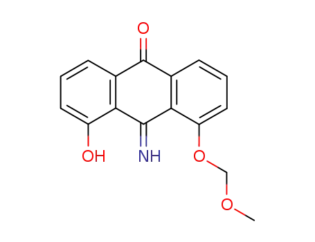 Molecular Structure of 577975-52-1 (9(10H)-Anthracenone, 4-hydroxy-10-imino-5-(methoxymethoxy)-)