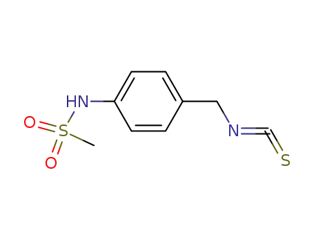 Molecular Structure of 401573-42-0 (Methanesulfonamide, N-[4-(isothiocyanatomethyl)phenyl]-)
