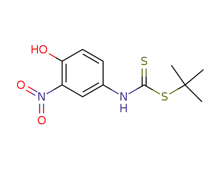 (4-hydroxy-3-nitro-phenyl)-dithiocarbamic acid tert-butyl ester