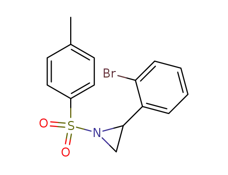 Molecular Structure of 200803-17-4 (Aziridine, 2-(2-bromophenyl)-1-[(4-methylphenyl)sulfonyl]-)
