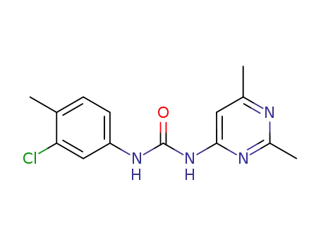 1-(3-chloro-4-methyl-phenyl)-3-(2,6-dimethyl-pyrimidin-4-yl)-urea