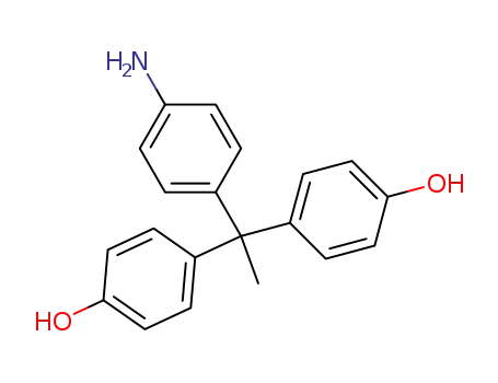 Molecular Structure of 266001-57-4 (Phenol, 4,4'-[1-(4-aminophenyl)ethylidene]bis-)