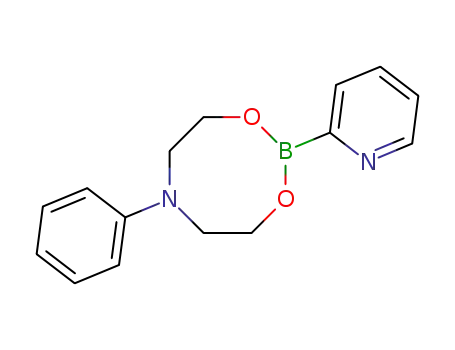Molecular Structure of 882521-96-2 (4H-1,3,6,2-Dioxazaborocine, tetrahydro-6-phenyl-2-(2-pyridinyl)-)