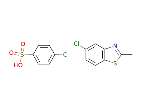 2-methyl-5-chlorobenzothiazole p-chlorobenzenesulfonate