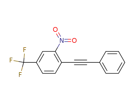 2-nitro-1-(phenylethynyl)-4-(trifluoromethyl)benzene