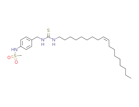 N-{4-[(3-octadec-9-enyl-thioureido)-methyl]-phenyl}-methanesulfonamide
