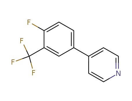 Molecular Structure of 388118-59-0 (2-Fluoro-5-(4-pyridinyl)benzotrifluoride)
