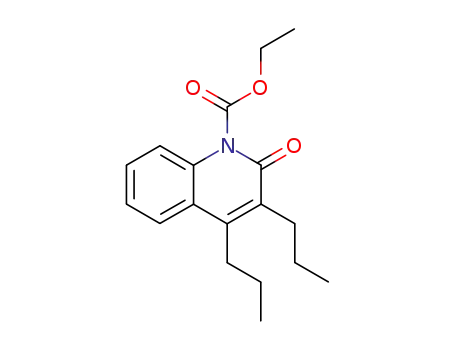 2-oxo-3,4-dipropyl-2H-quinoline-1-carboxylic acid ethyl ester