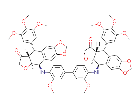 3'',3'''-dimethoxy-N,N'-bis(4β-4-desoxypodophyllotoxin)benzidine