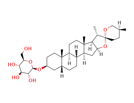 (25S)-5β-spirostan-3β-ol 3-O-β-D-glucopyranoside